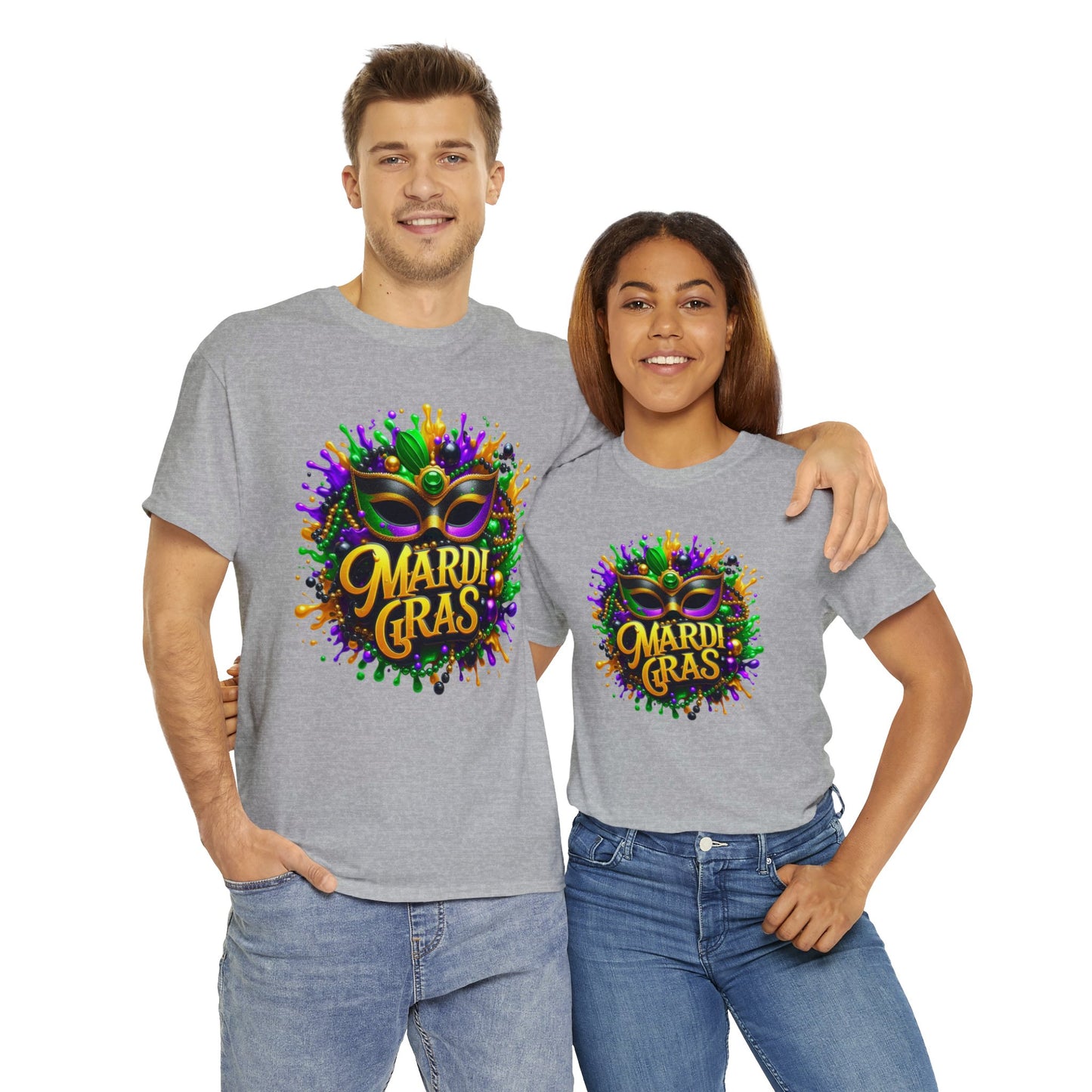 Mardi Gras 2 Unisex Heavy Cotton Tee