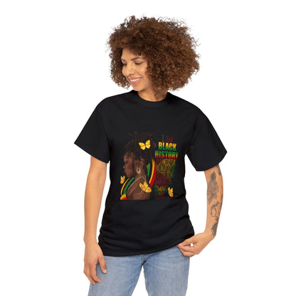 Black History Queen Unisex Heavy Cotton Tee