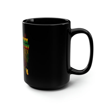 Black History Queen Black Mug, 15oz