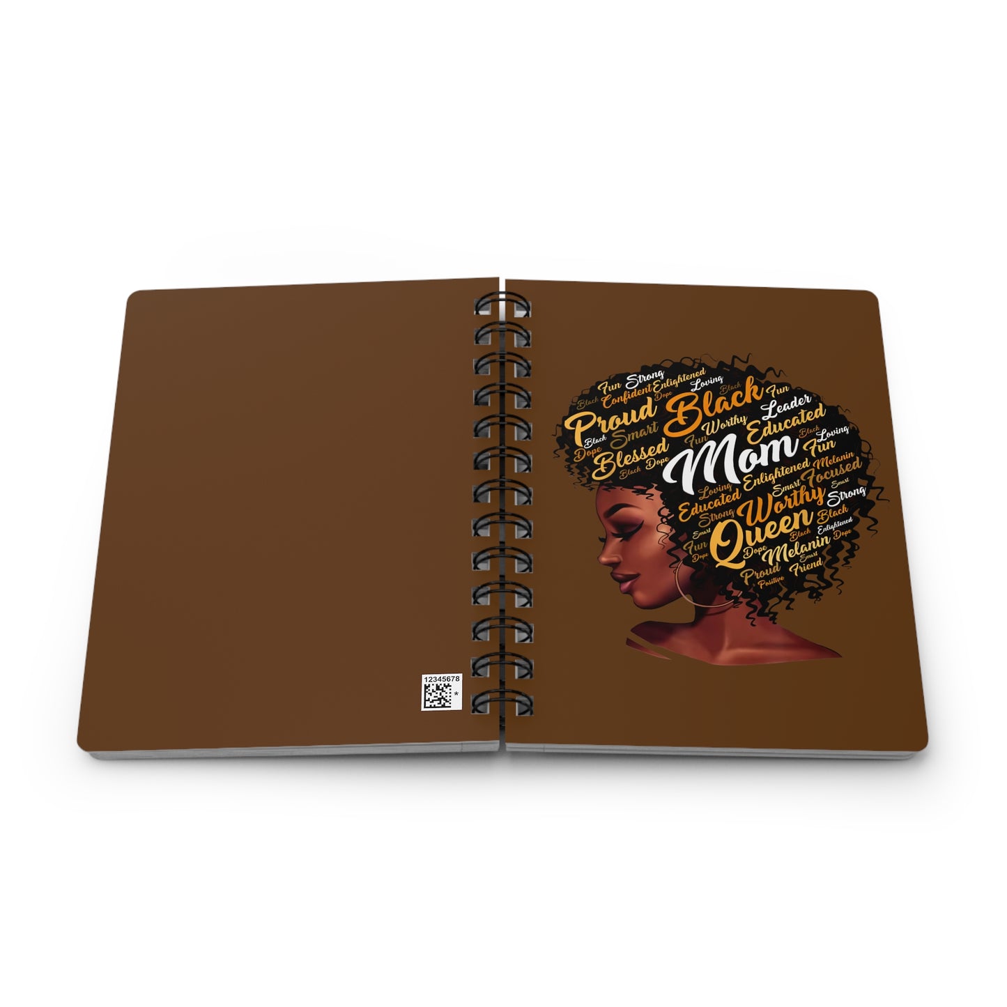 Black Mom Spiral Bound Journal