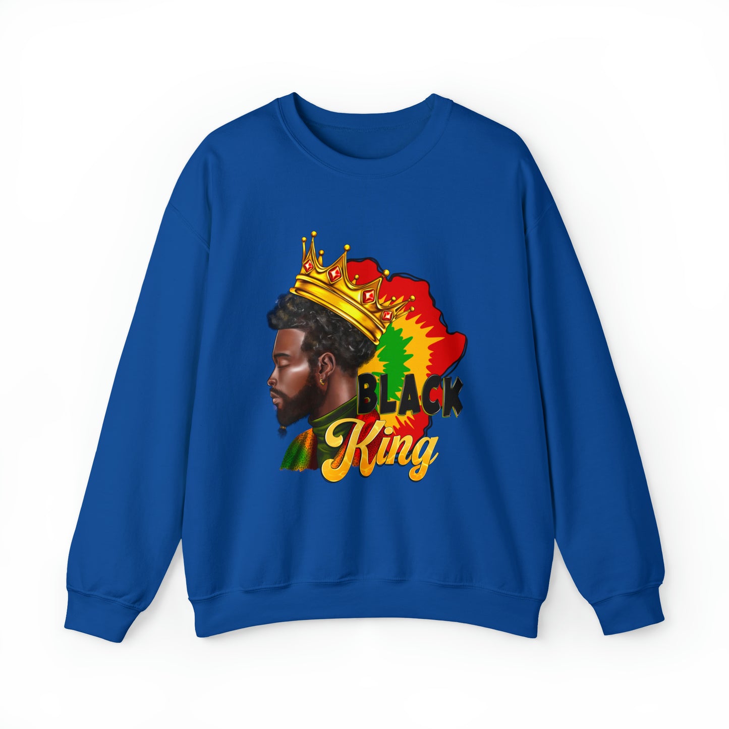 Black King Unisex Heavy Blend™ Crewneck Sweatshirt