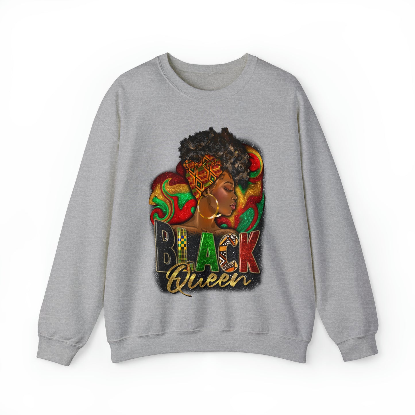 Black Queen Unisex Heavy Blend™ Crewneck Sweatshirt