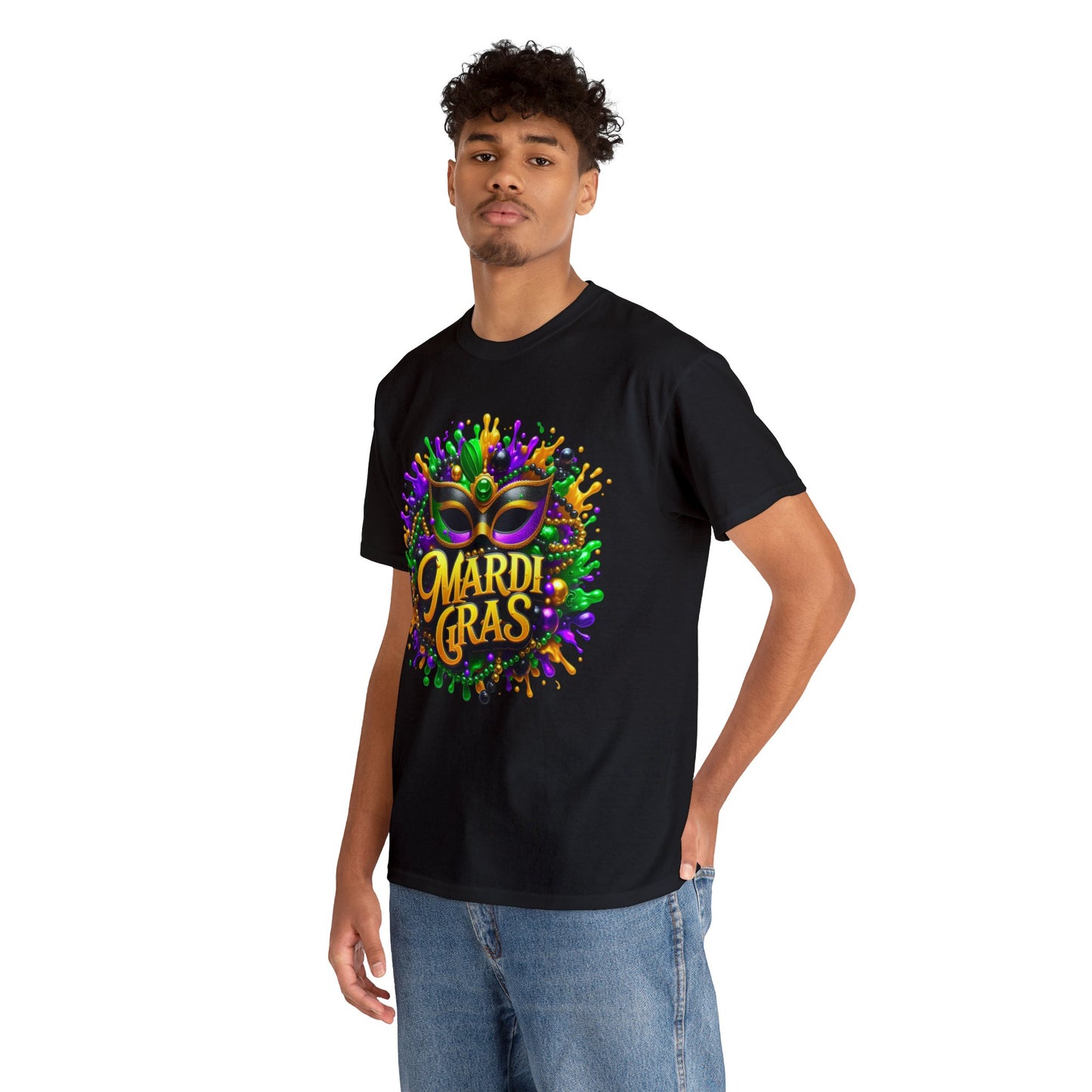 Mardi Gras 2 Unisex Heavy Cotton Tee