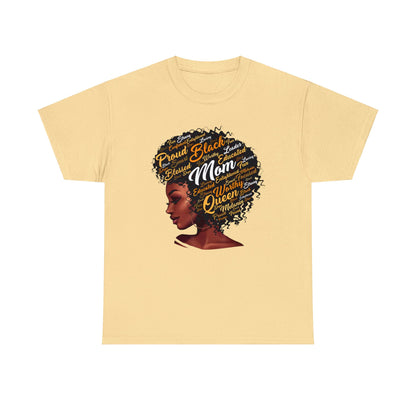 Black Mom Unisex Heavy Cotton Tee