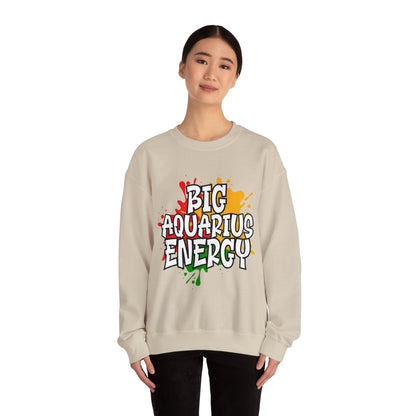 Aquarius Unisex Heavy Blend™ Crewneck Sweatshirt