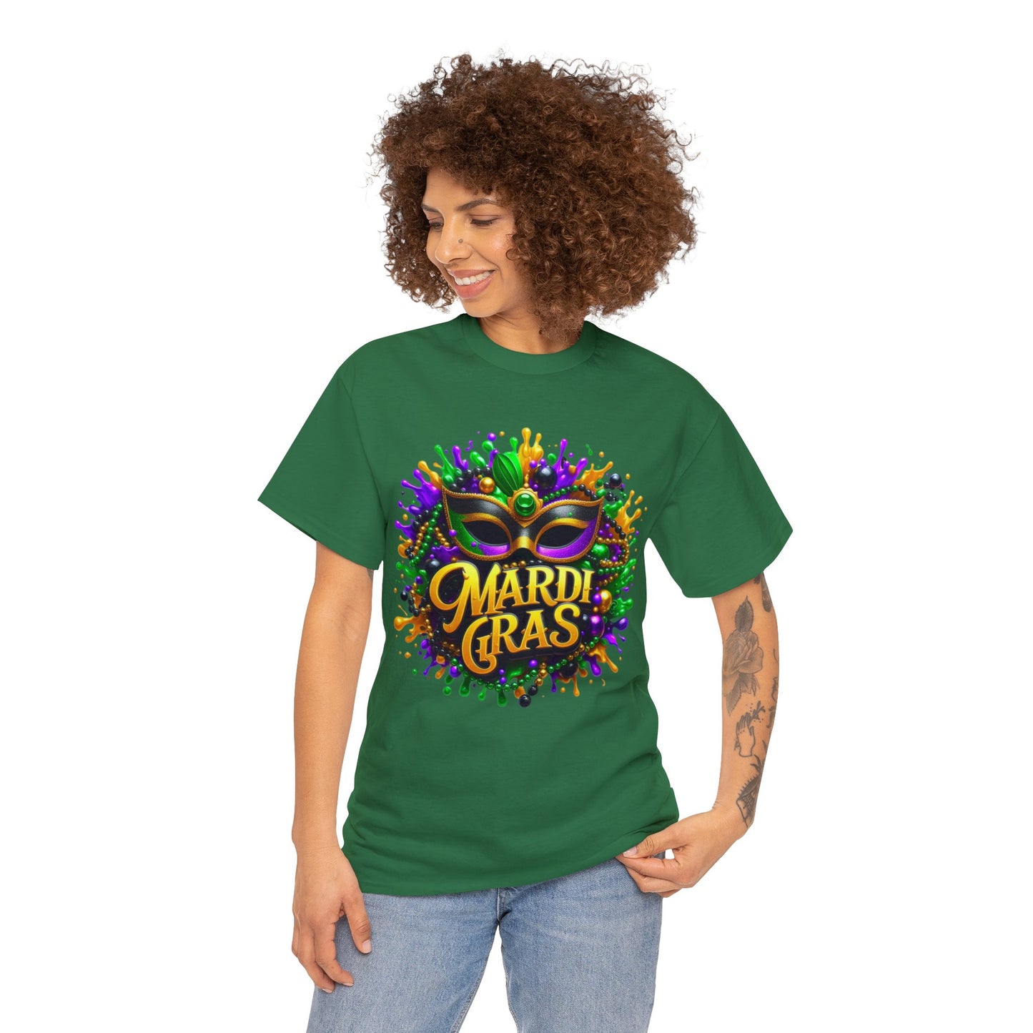 Mardi Gras 2 Unisex Heavy Cotton Tee