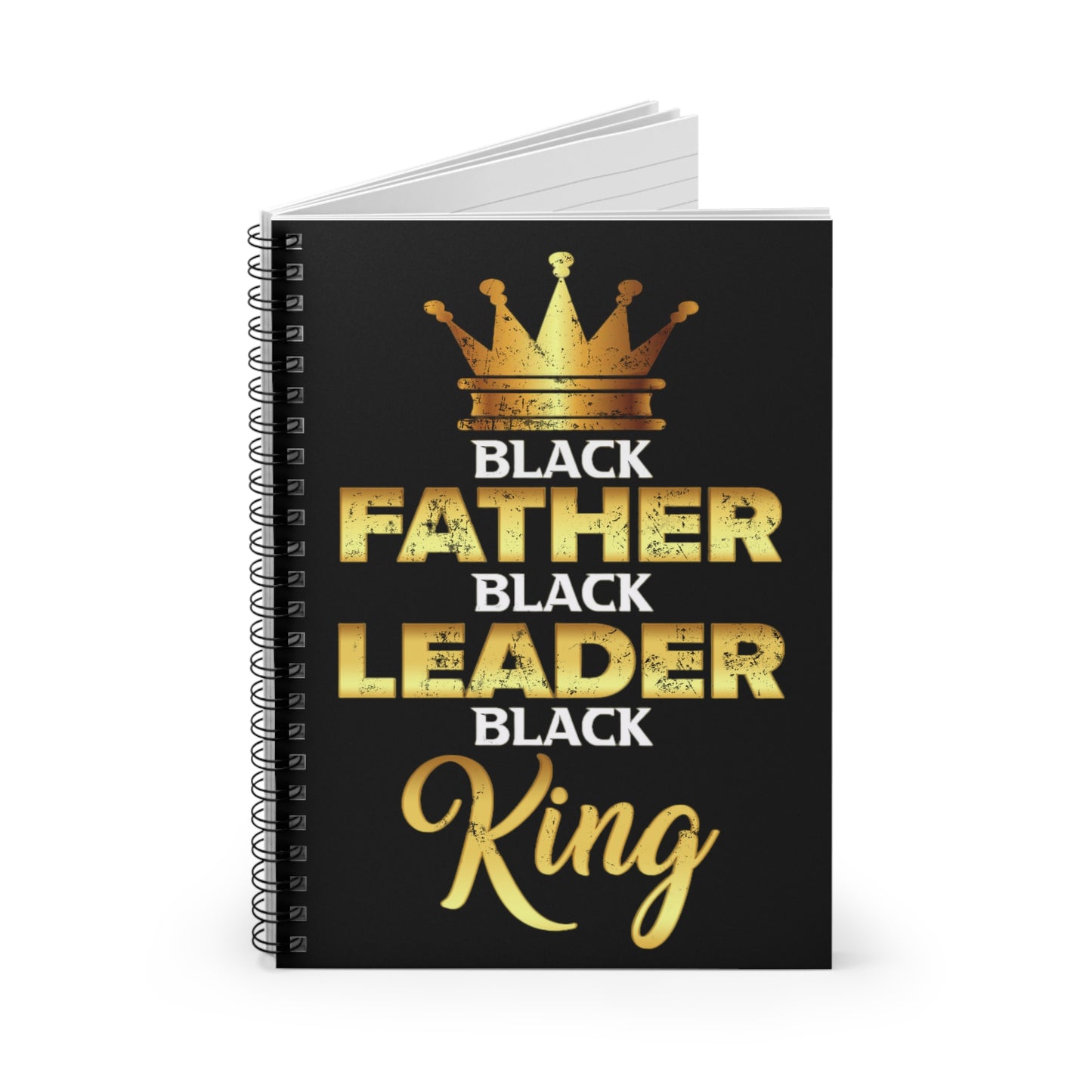 Father Leader King Spiral Mini Notebook - Ruled Line