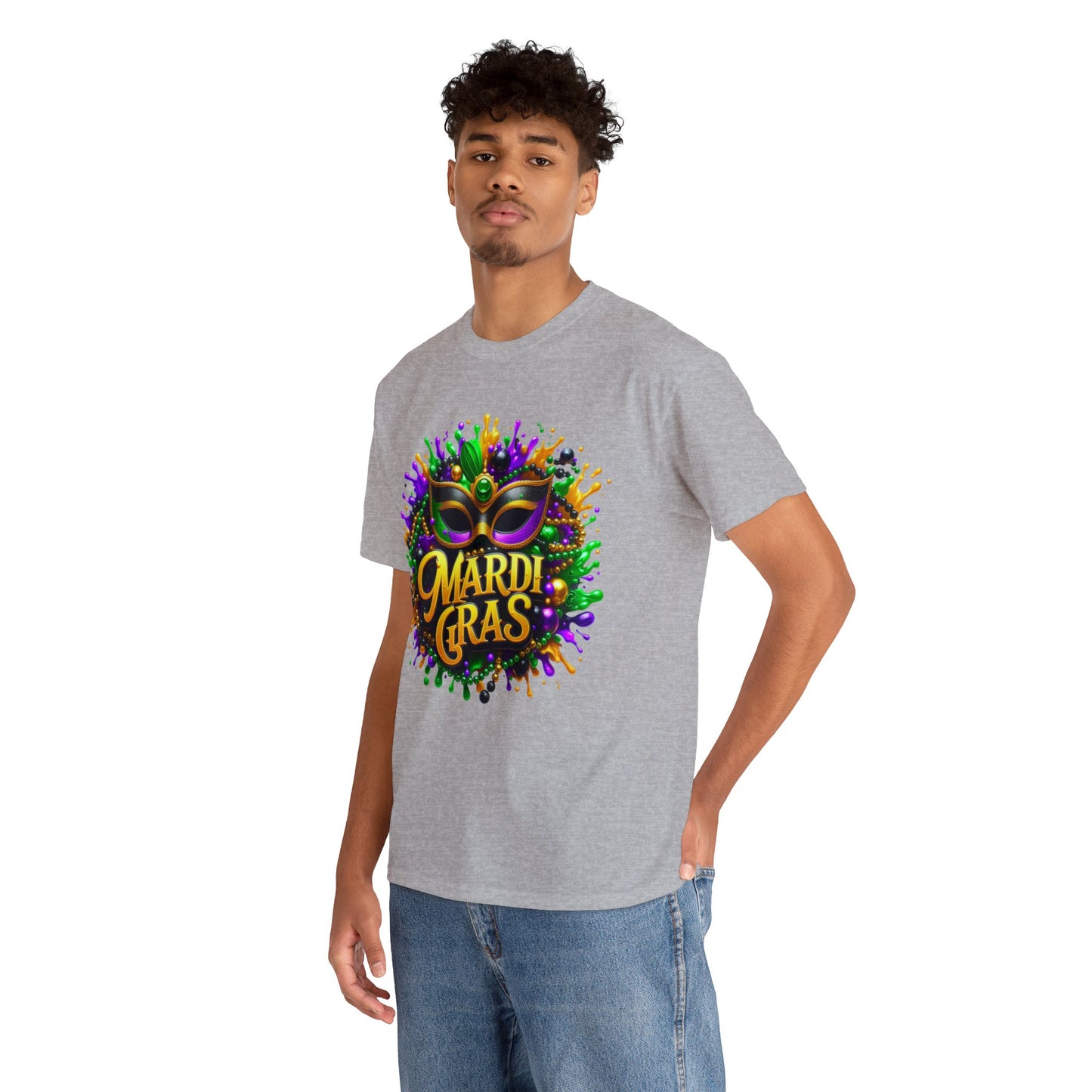 Mardi Gras 2 Unisex Heavy Cotton Tee