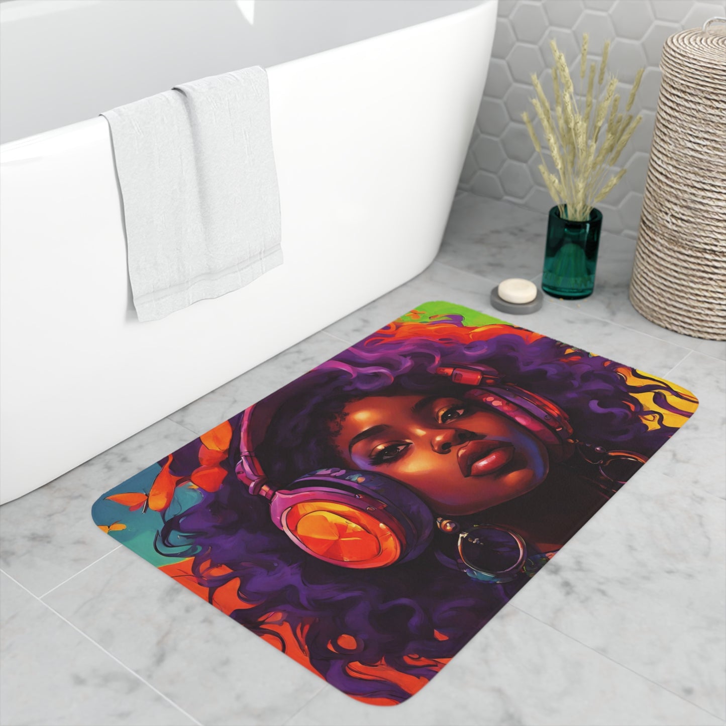 Musically Inclined Memory Foam Bath Mat