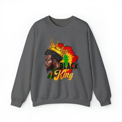 Black King Unisex Heavy Blend™ Crewneck Sweatshirt