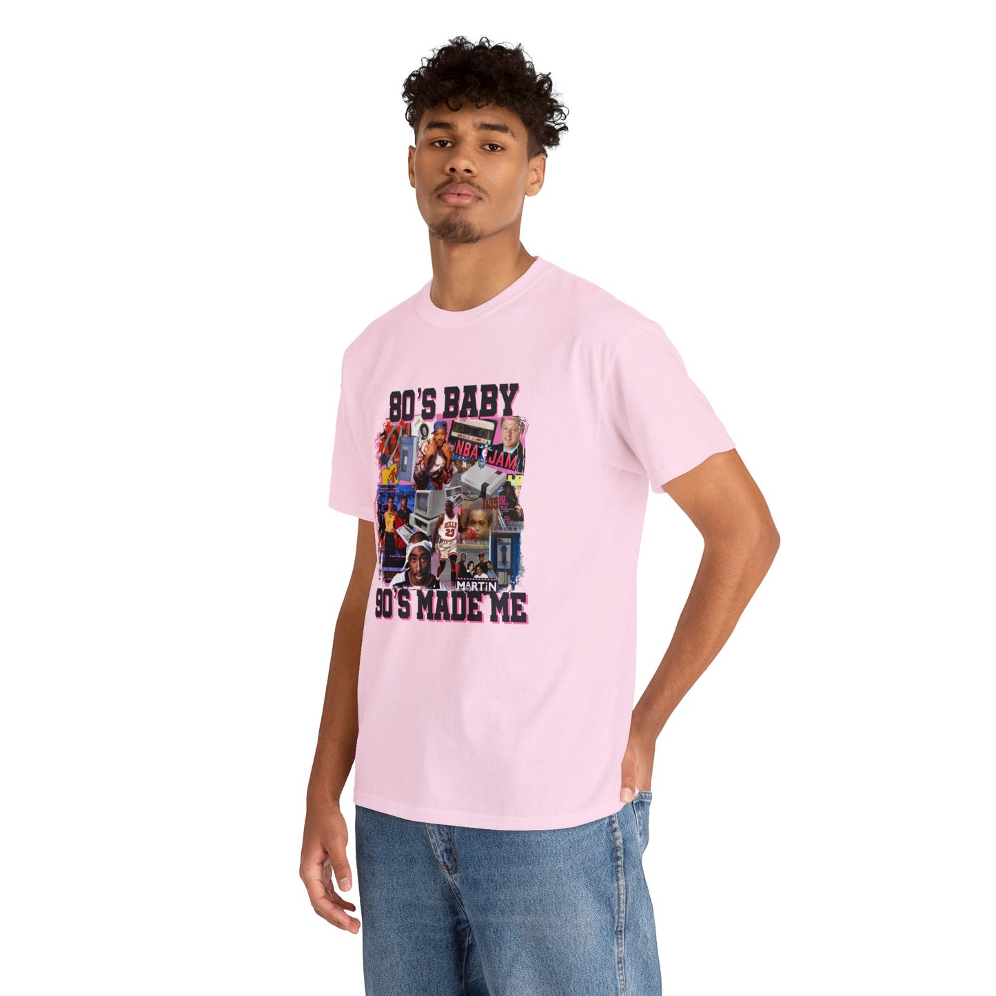 80s Baby 90s Made Me Unisex Heavy Cotton Tee