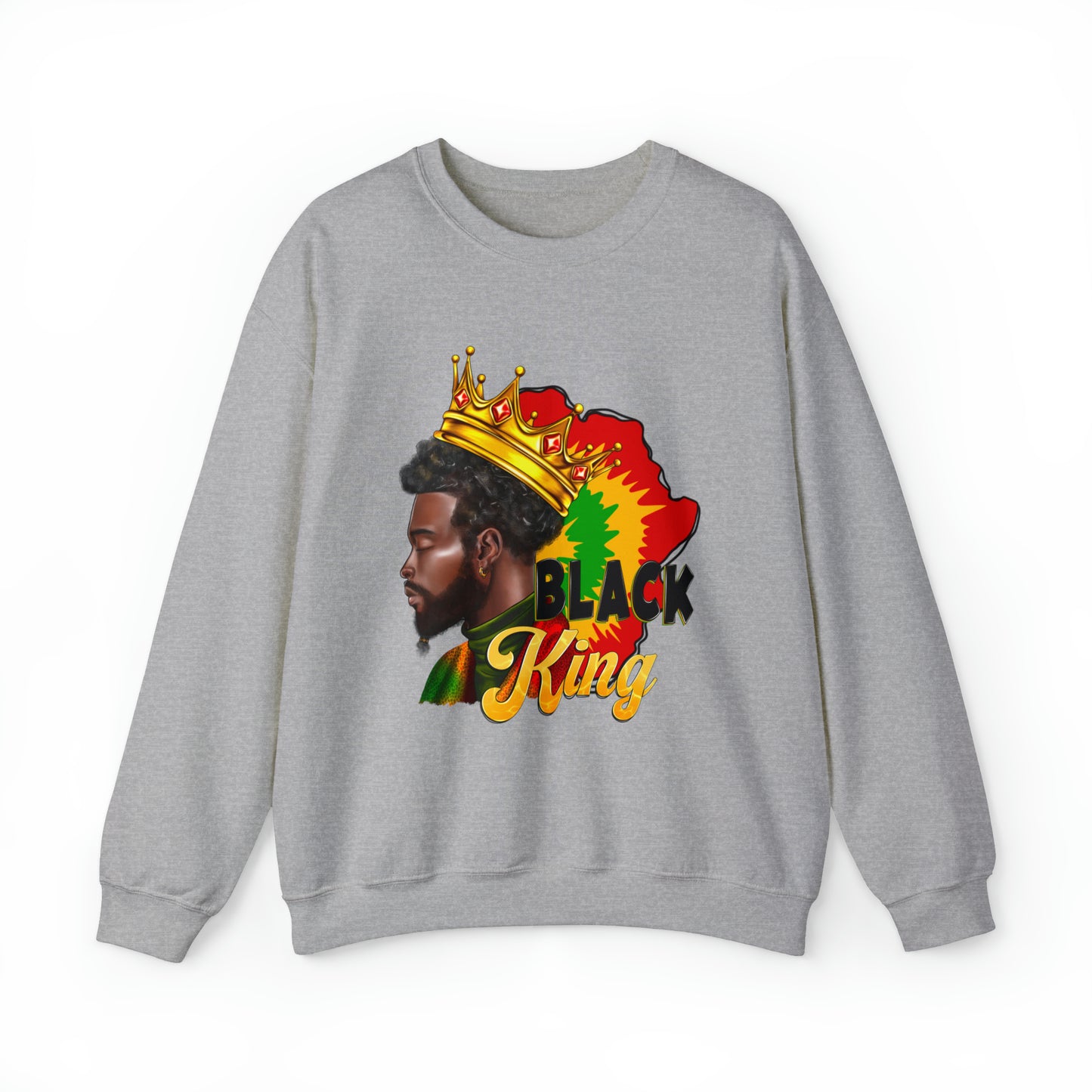 Black King Unisex Heavy Blend™ Crewneck Sweatshirt