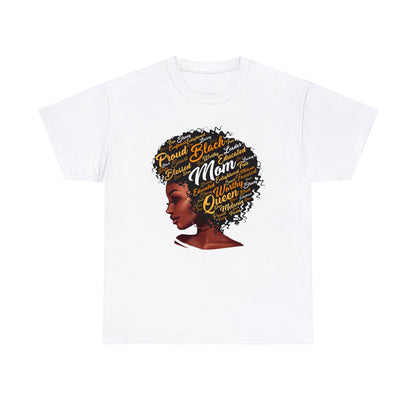 Black Mom Unisex Heavy Cotton Tee