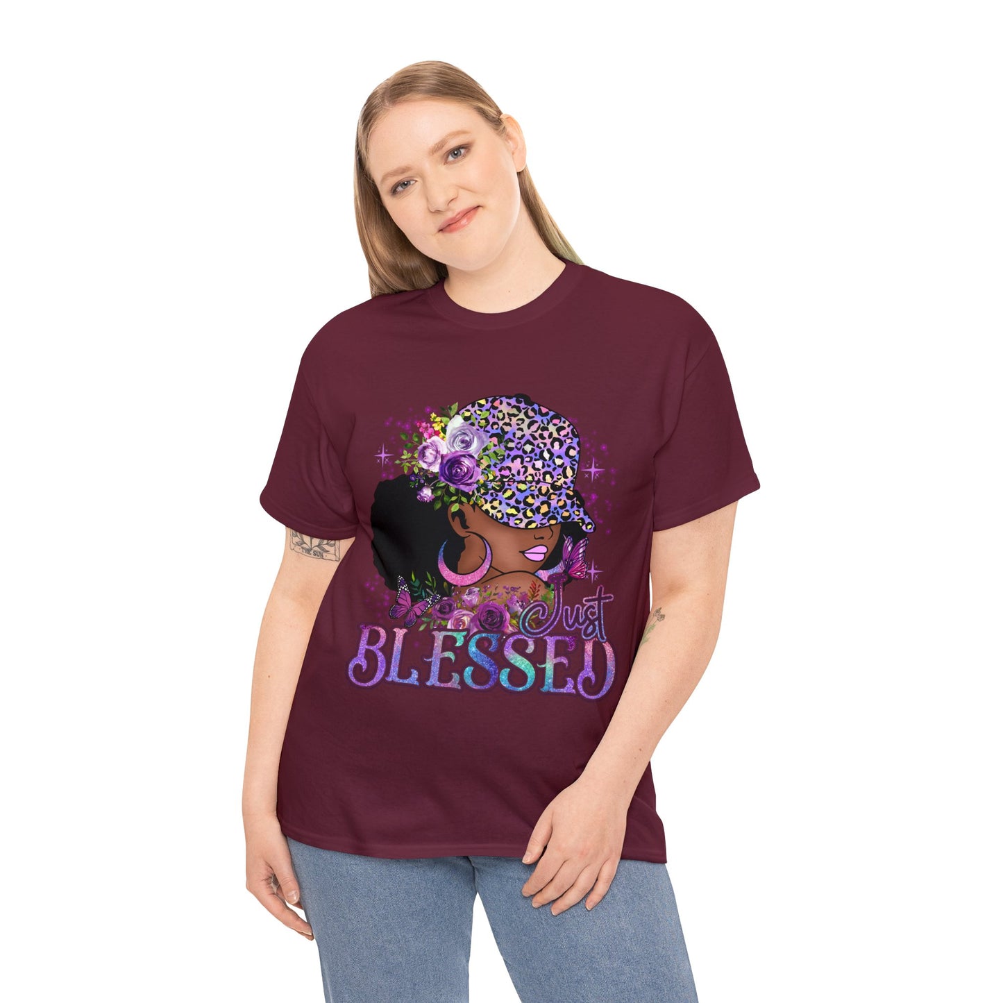 Just Blessed Unisex Heavy Cotton Tee