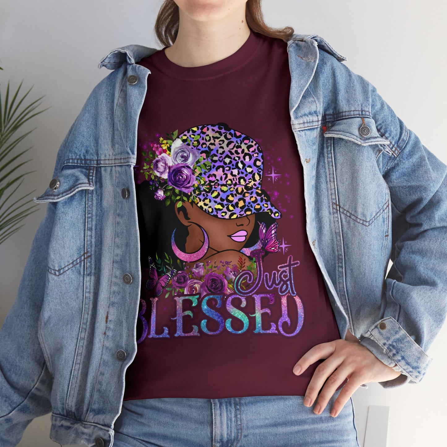 Just Blessed Unisex Heavy Cotton Tee