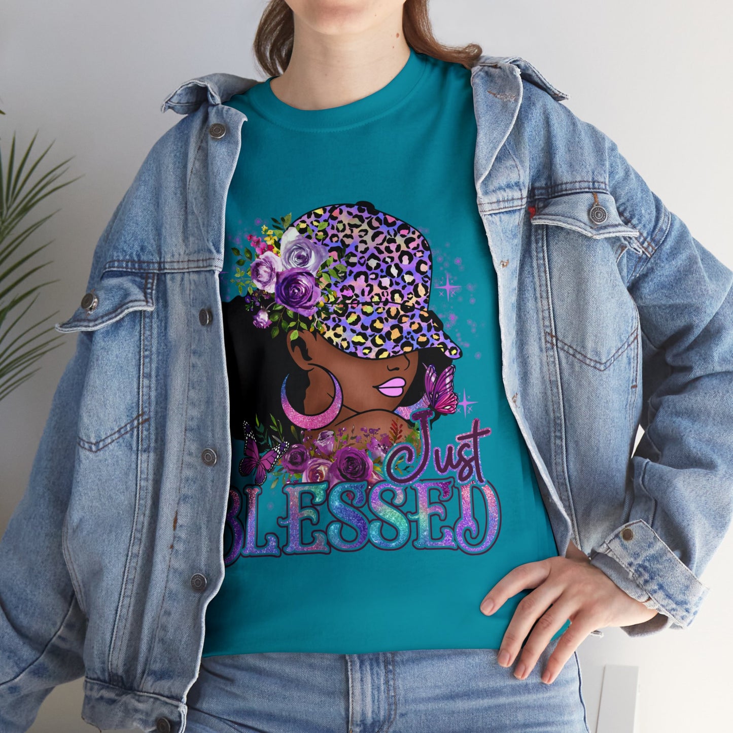 Just Blessed Unisex Heavy Cotton Tee