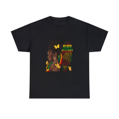 Black History Queen Unisex Heavy Cotton Tee