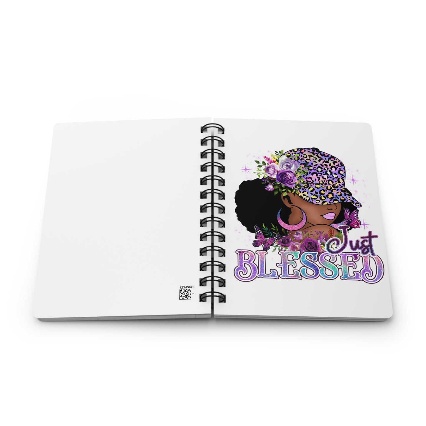 Just Blessed Spiral Bound Journal