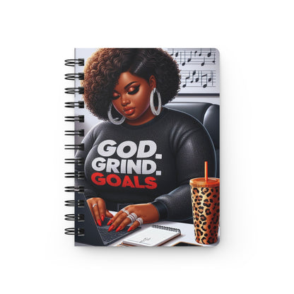 God Grind Goals Spiral Bound Journal