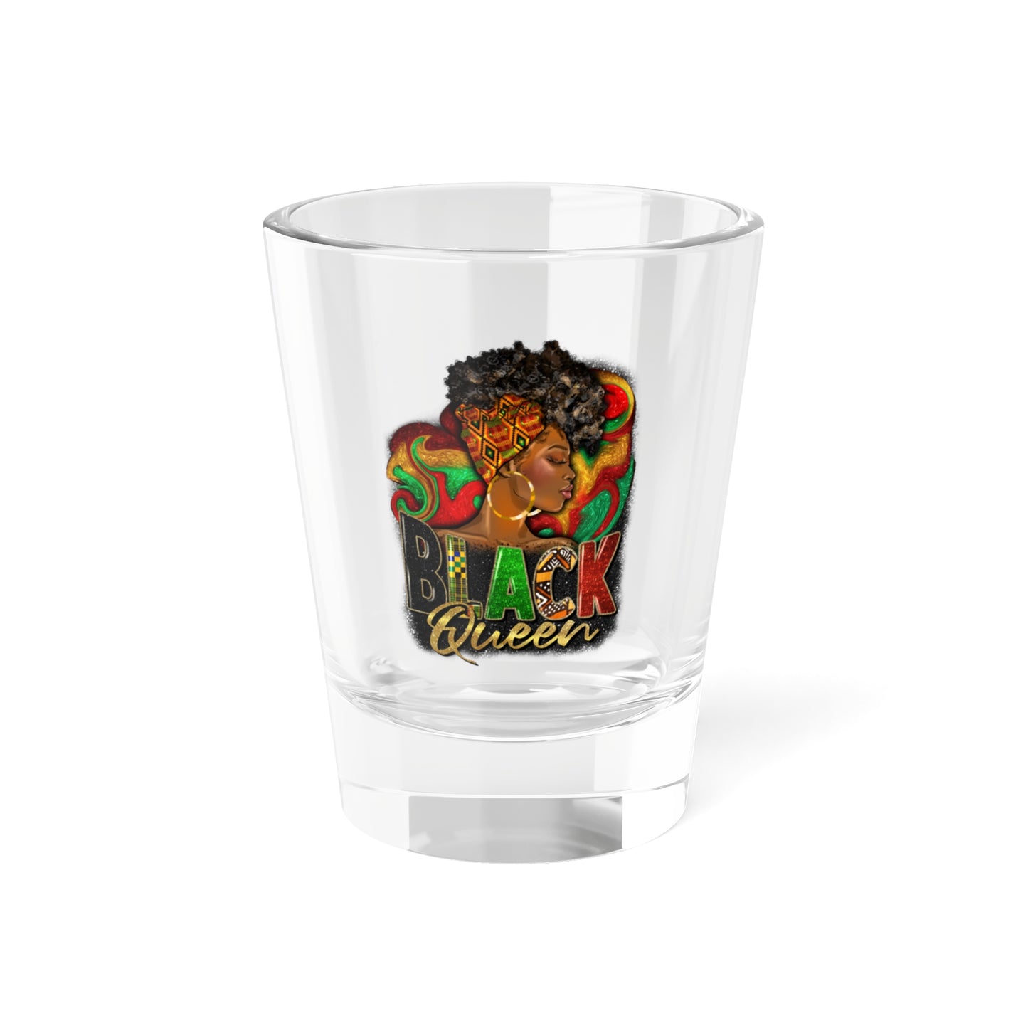 Black Queen Shot Glass, 1.5oz