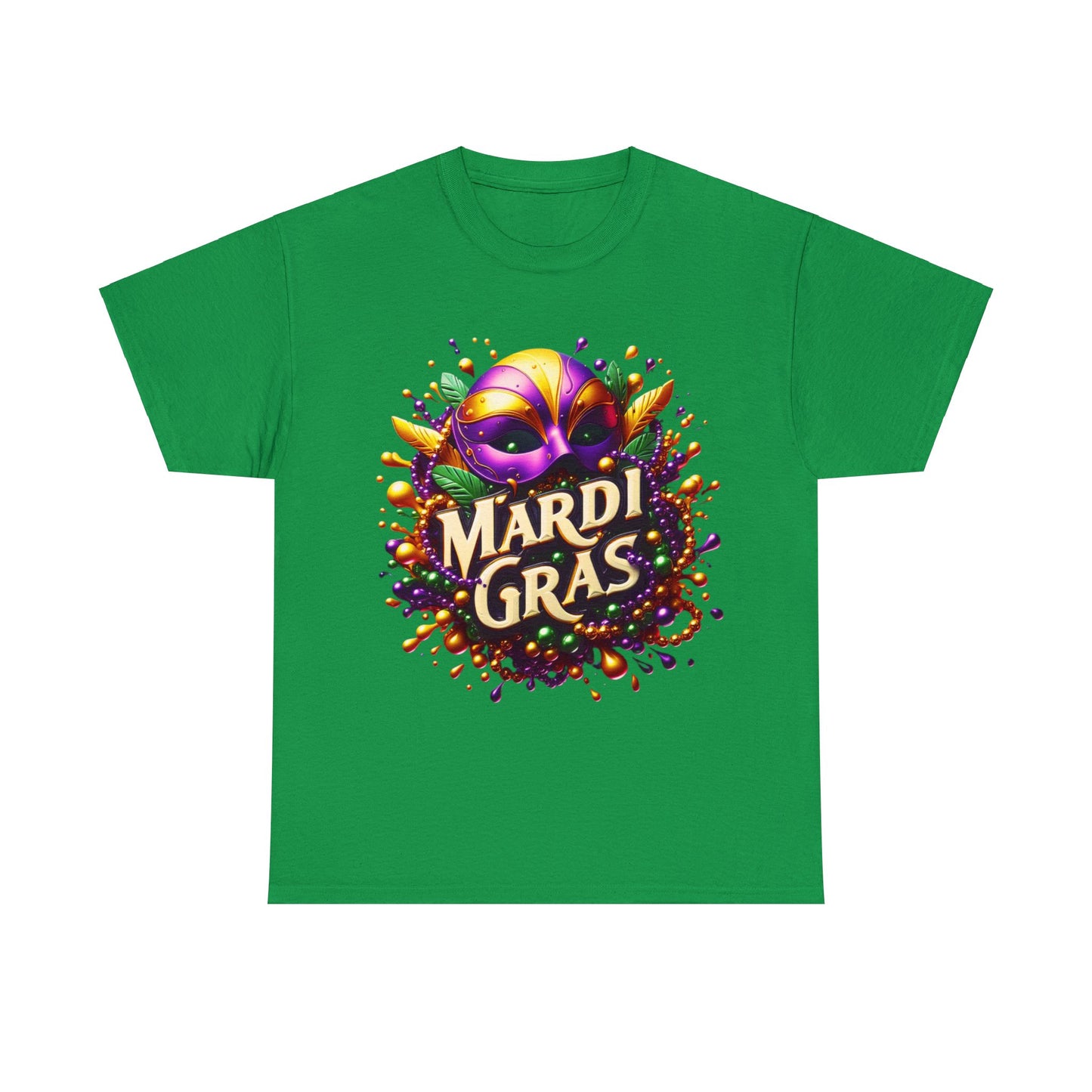 Mardi Gras 3 Unisex Heavy Cotton Tee