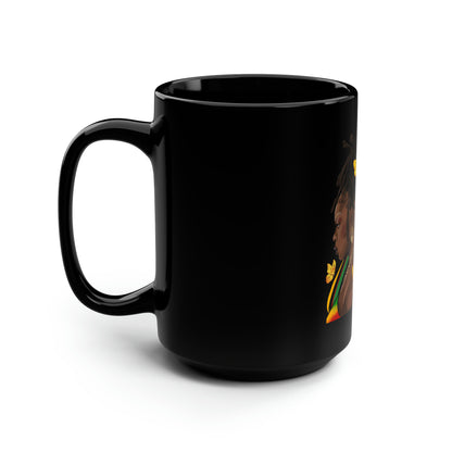 Black History Queen Black Mug, 15oz