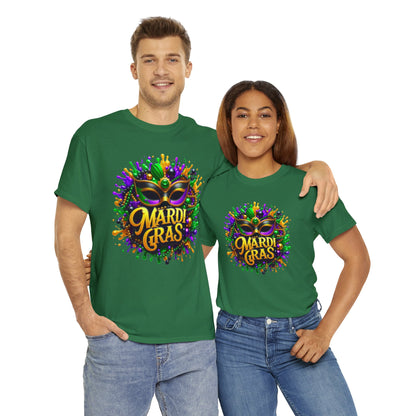 Mardi Gras 2 Unisex Heavy Cotton Tee