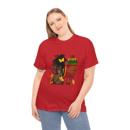 Black History Queen Unisex Heavy Cotton Tee