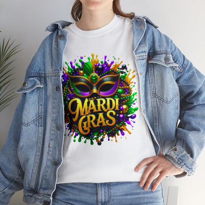 Mardi Gras 2 Unisex Heavy Cotton Tee