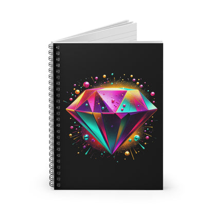 Shine Bright Spiral Mini Notebook - Ruled Line