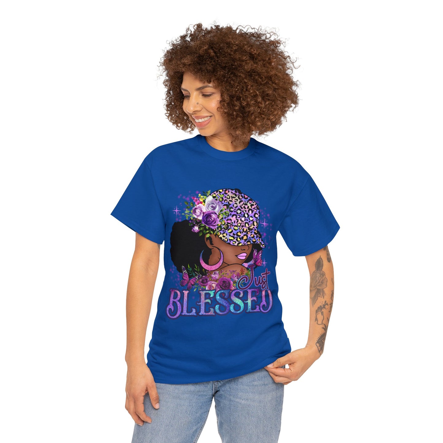 Just Blessed Unisex Heavy Cotton Tee