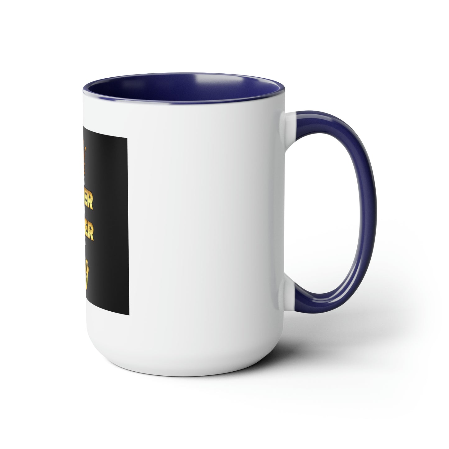 Father Leader King Two-Tone Coffee Mugs, 15oz