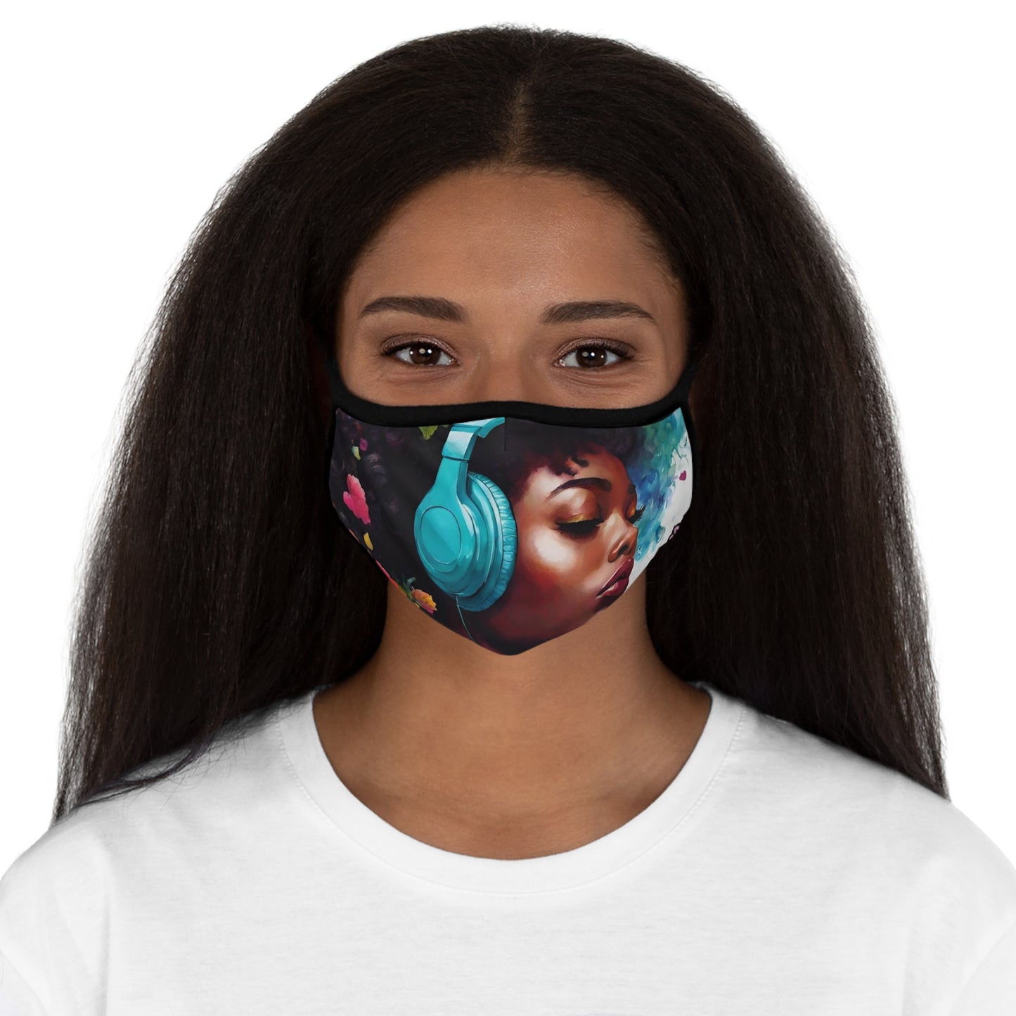 For the Love of Music - Fitted Polyester Face Mask