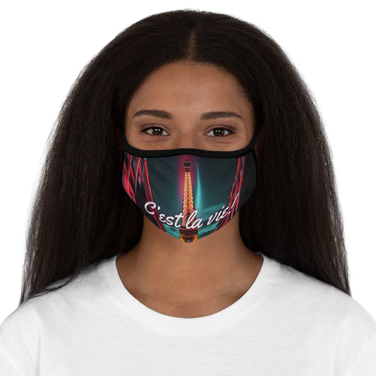 C'est La Vie - Fitted Polyester Face Mask