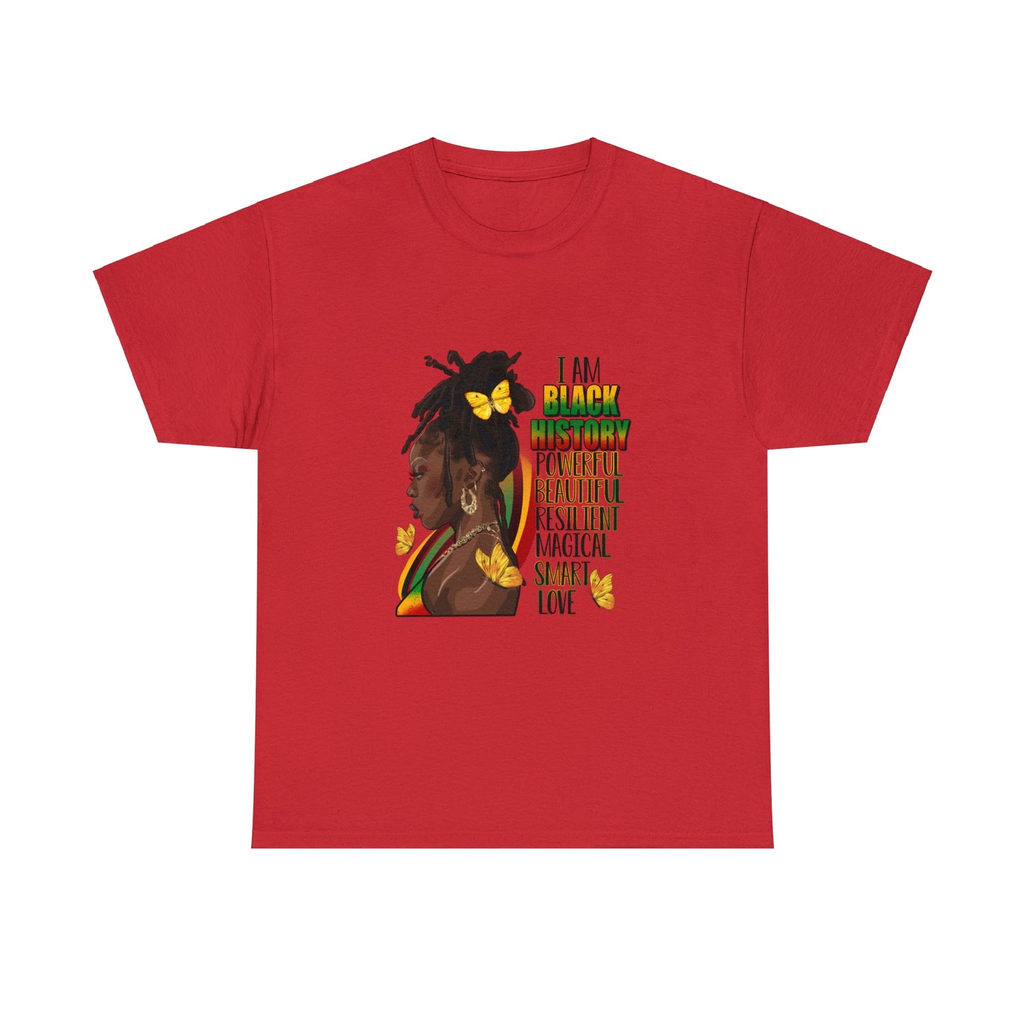 Black History Queen Unisex Heavy Cotton Tee