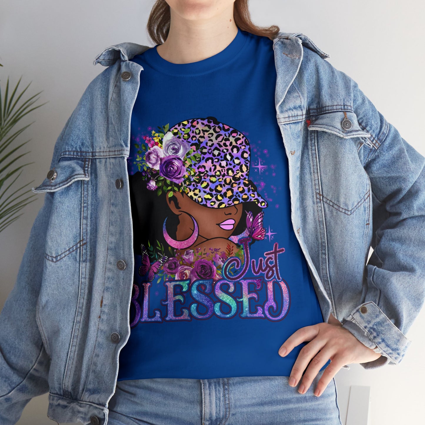 Just Blessed Unisex Heavy Cotton Tee