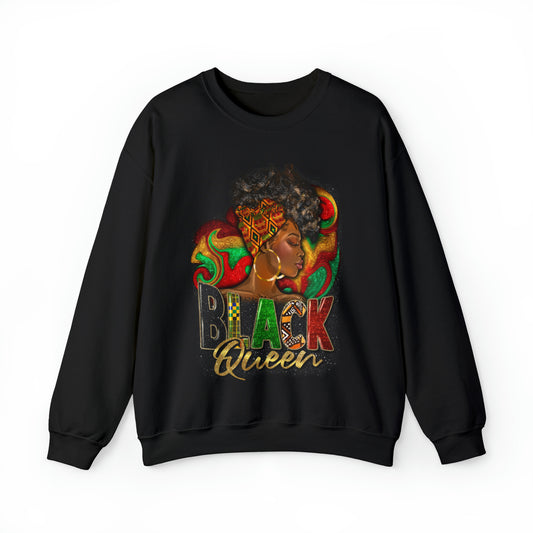 Black Queen Unisex Heavy Blend™ Crewneck Sweatshirt