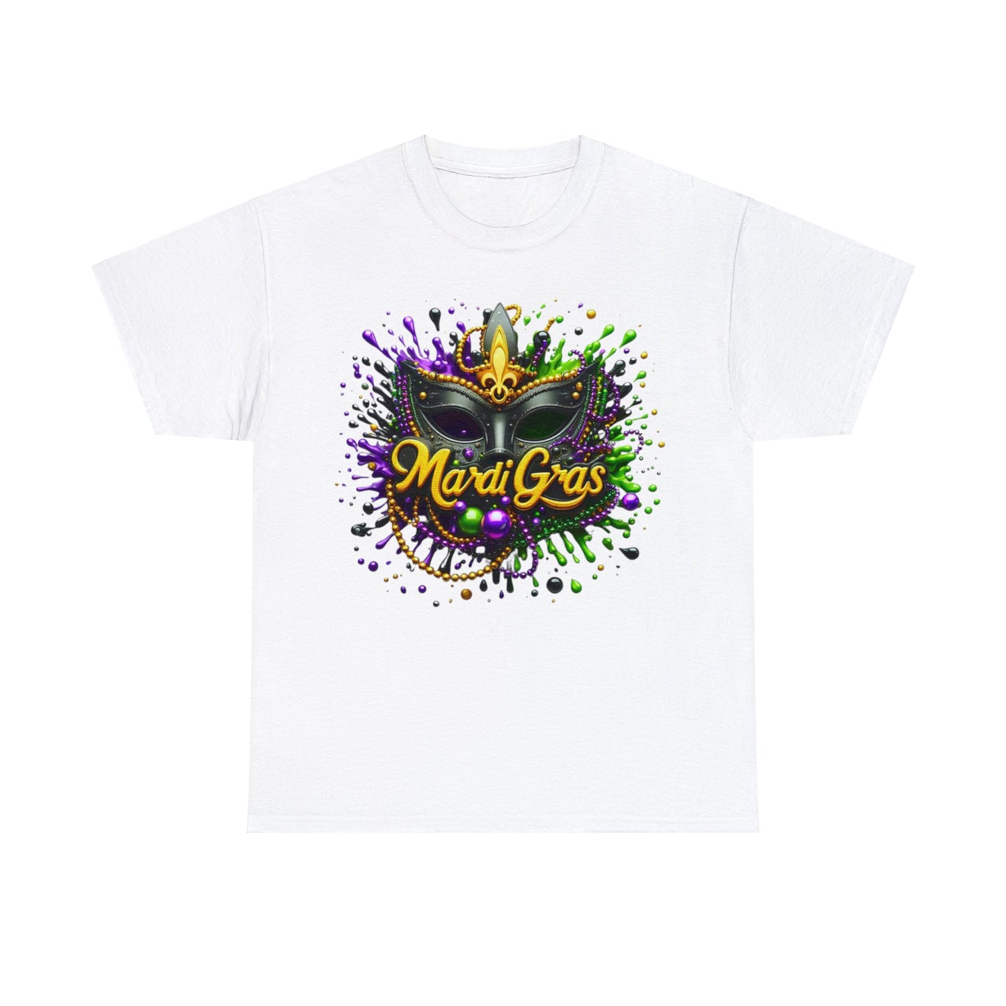 Mardi Gras 1 Unisex Heavy Cotton Tee