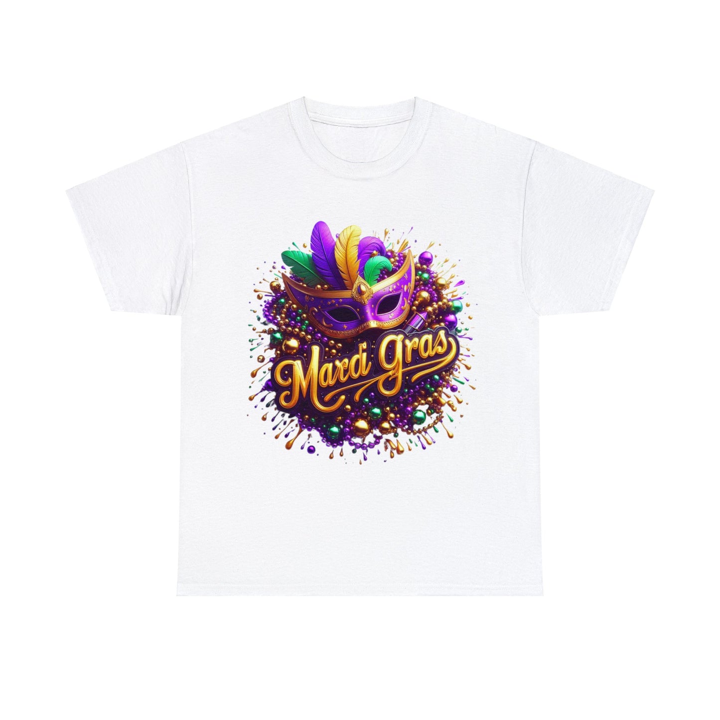 Mardi Gras 4 Unisex Heavy Cotton Tee