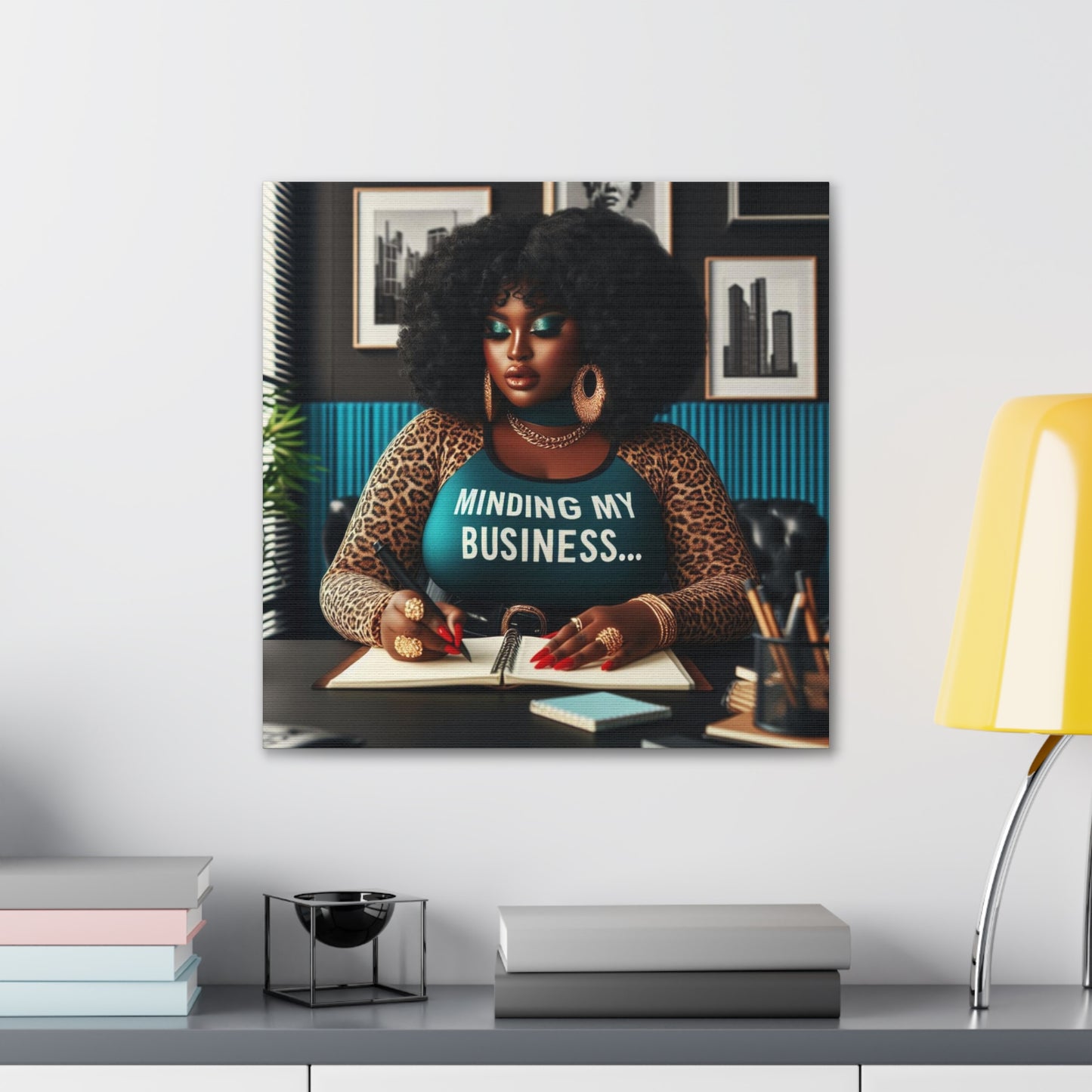 Minding My Business Canvas Gallery Wrap