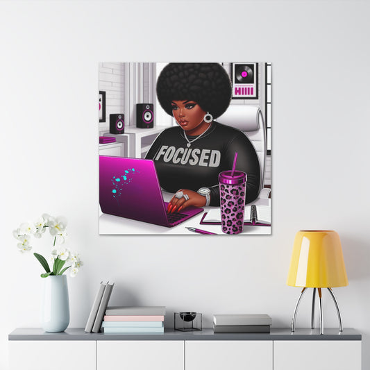 FOCUSED Canvas Gallery Wrap