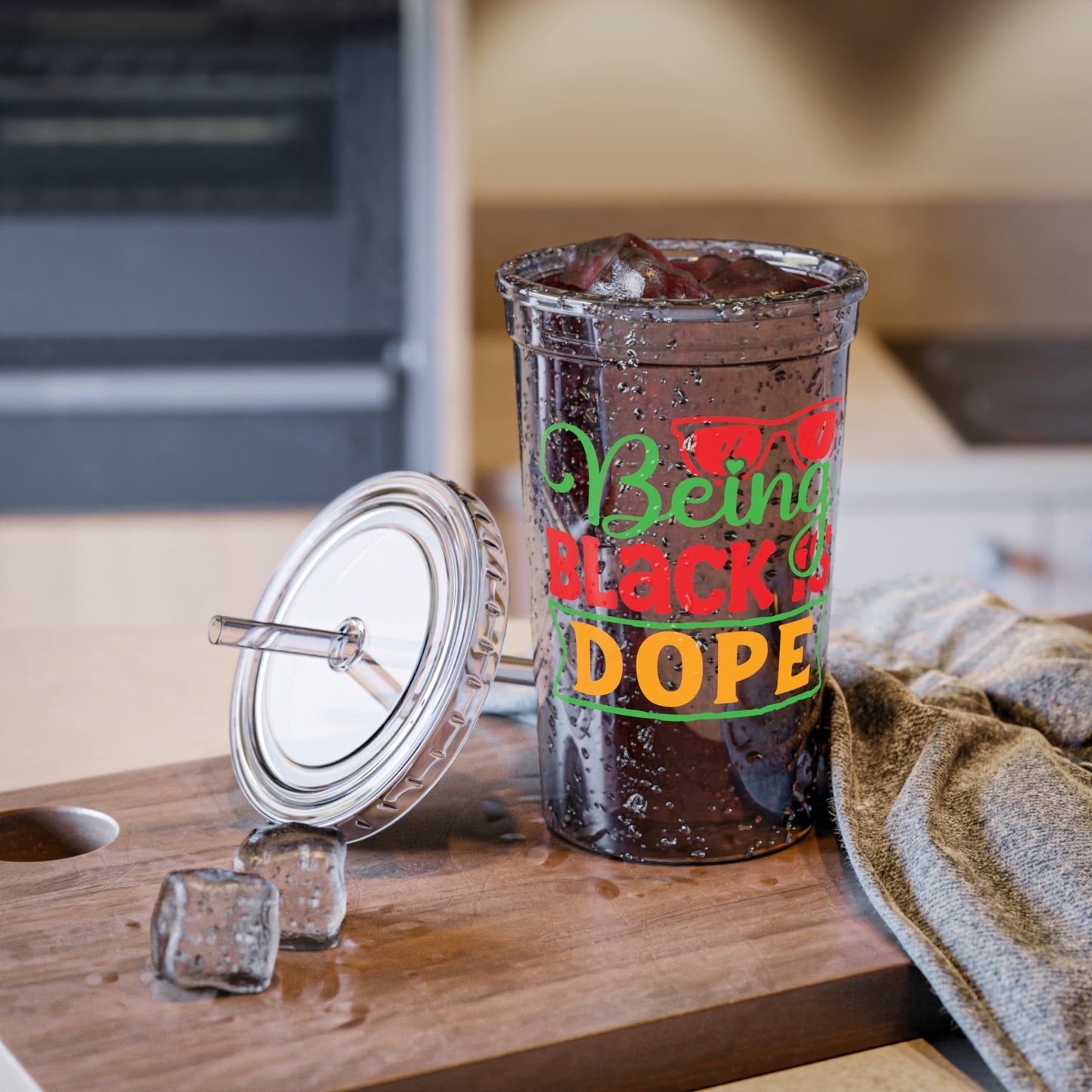 Being Black is Dope Suave Acrylic Cup