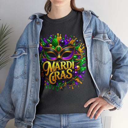 Mardi Gras 2 Unisex Heavy Cotton Tee