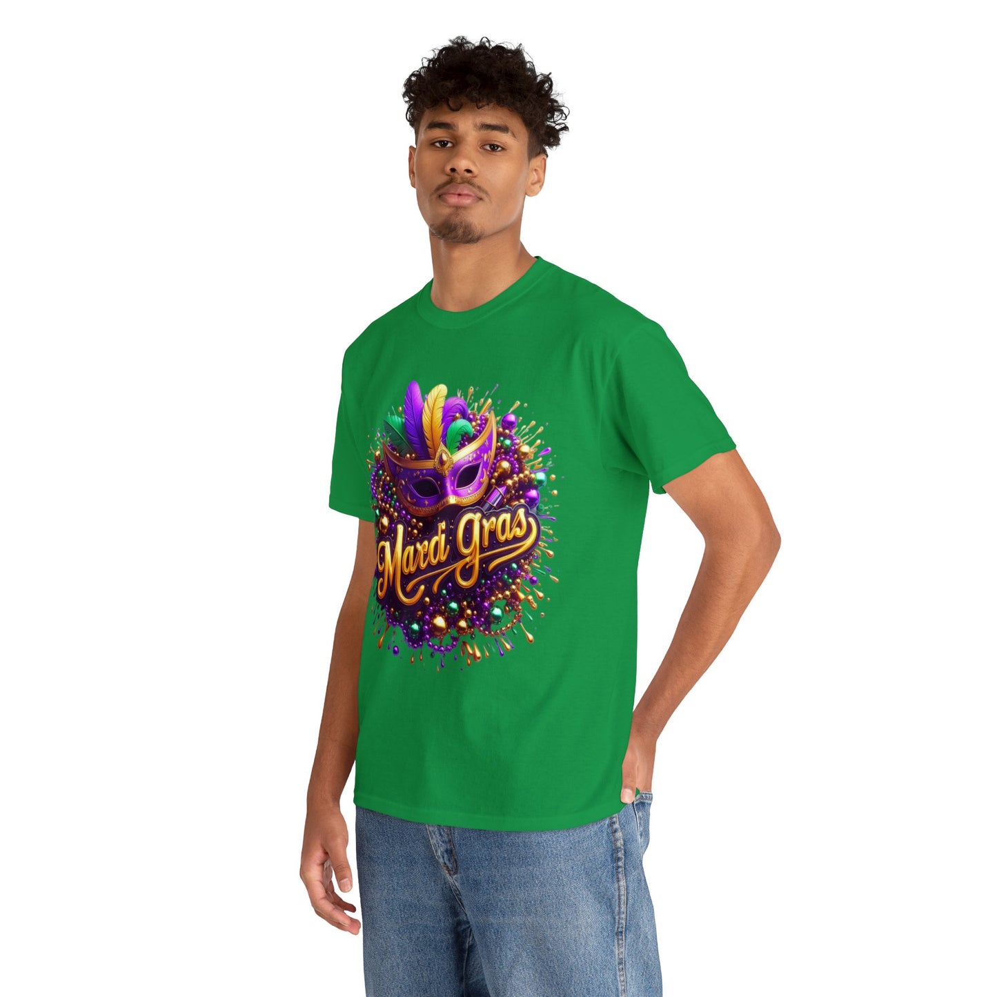 Mardi Gras 4 Unisex Heavy Cotton Tee