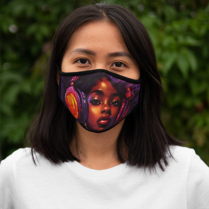 Musically Inclined - Fitted Polyester Face Mask