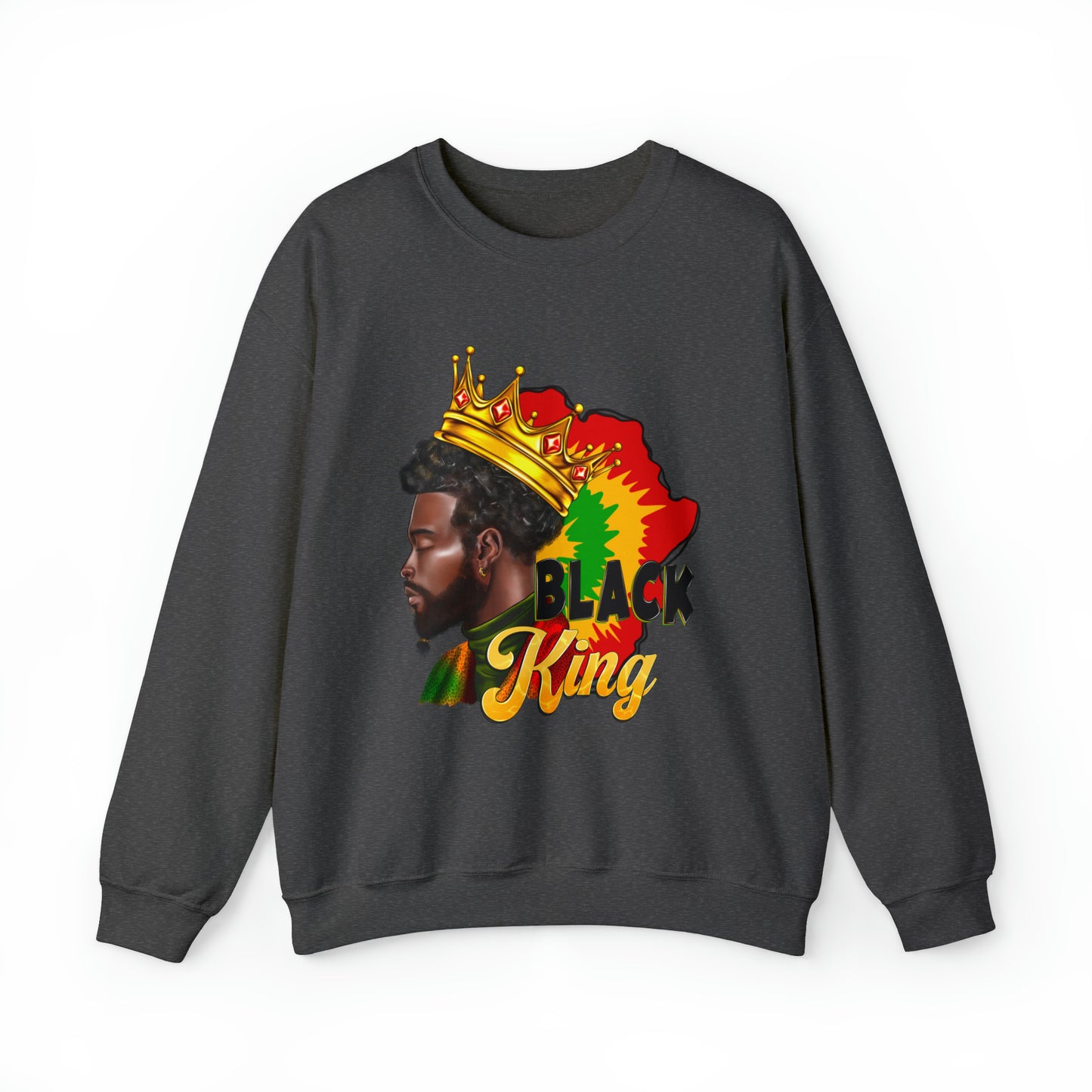 Black King Unisex Heavy Blend™ Crewneck Sweatshirt