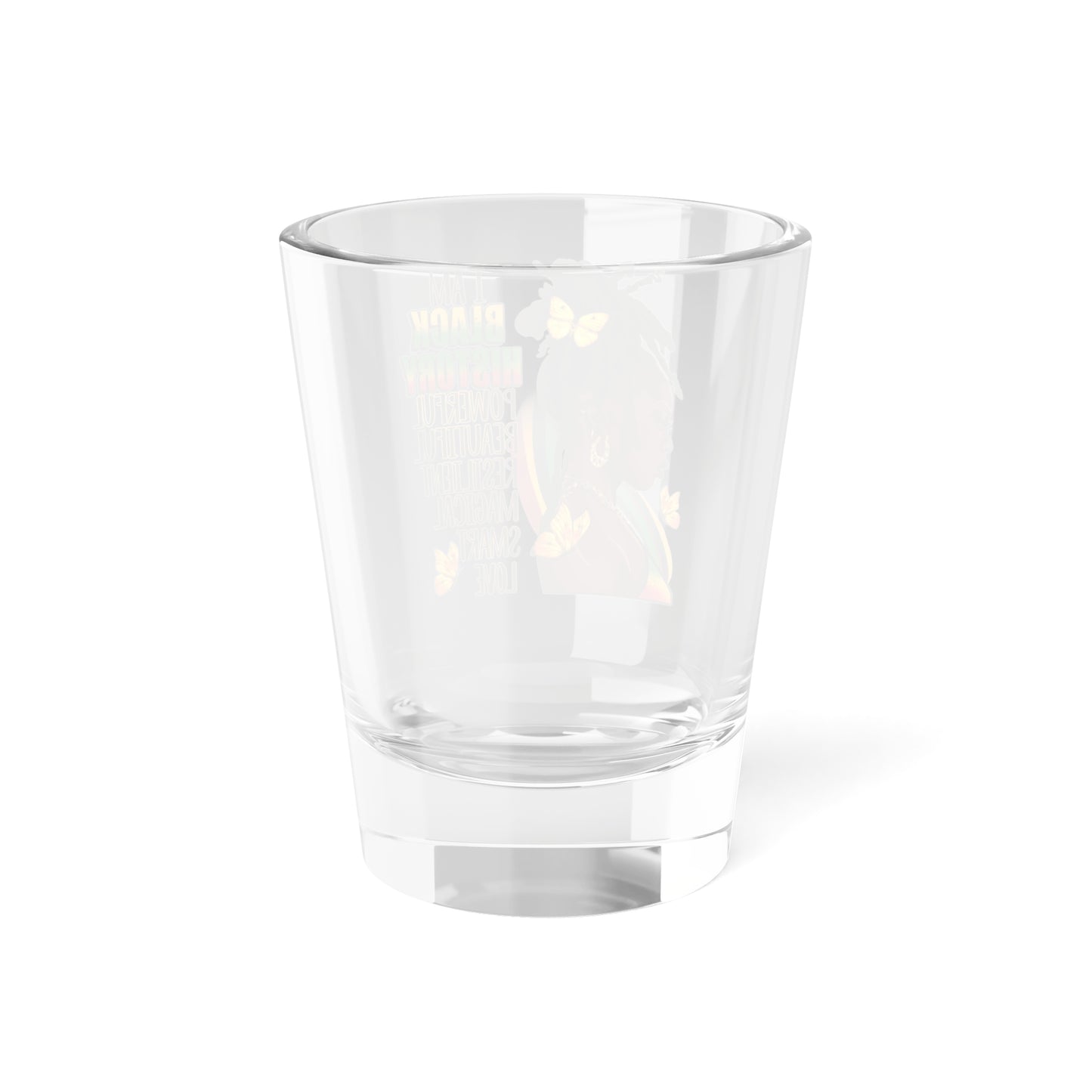 Black History Queen Shot Glass, 1.5oz