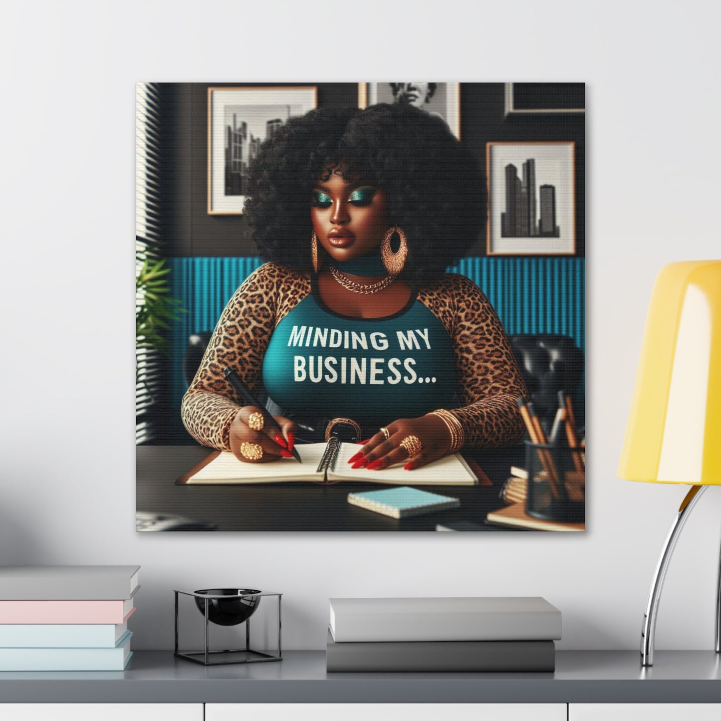 Minding My Business Canvas Gallery Wrap