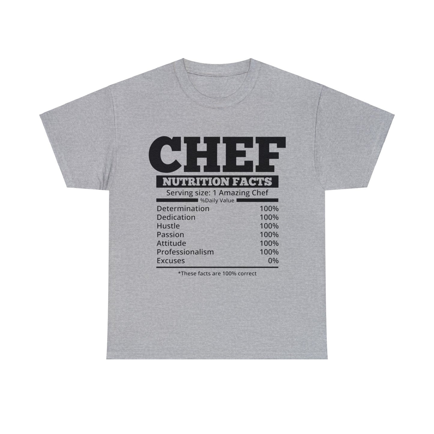 Chef Unisex Heavy Cotton Tee