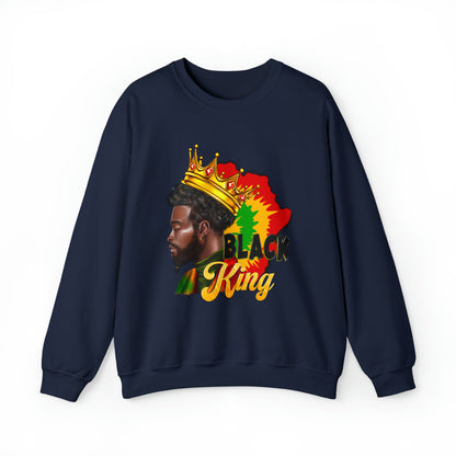 Black King Unisex Heavy Blend™ Crewneck Sweatshirt